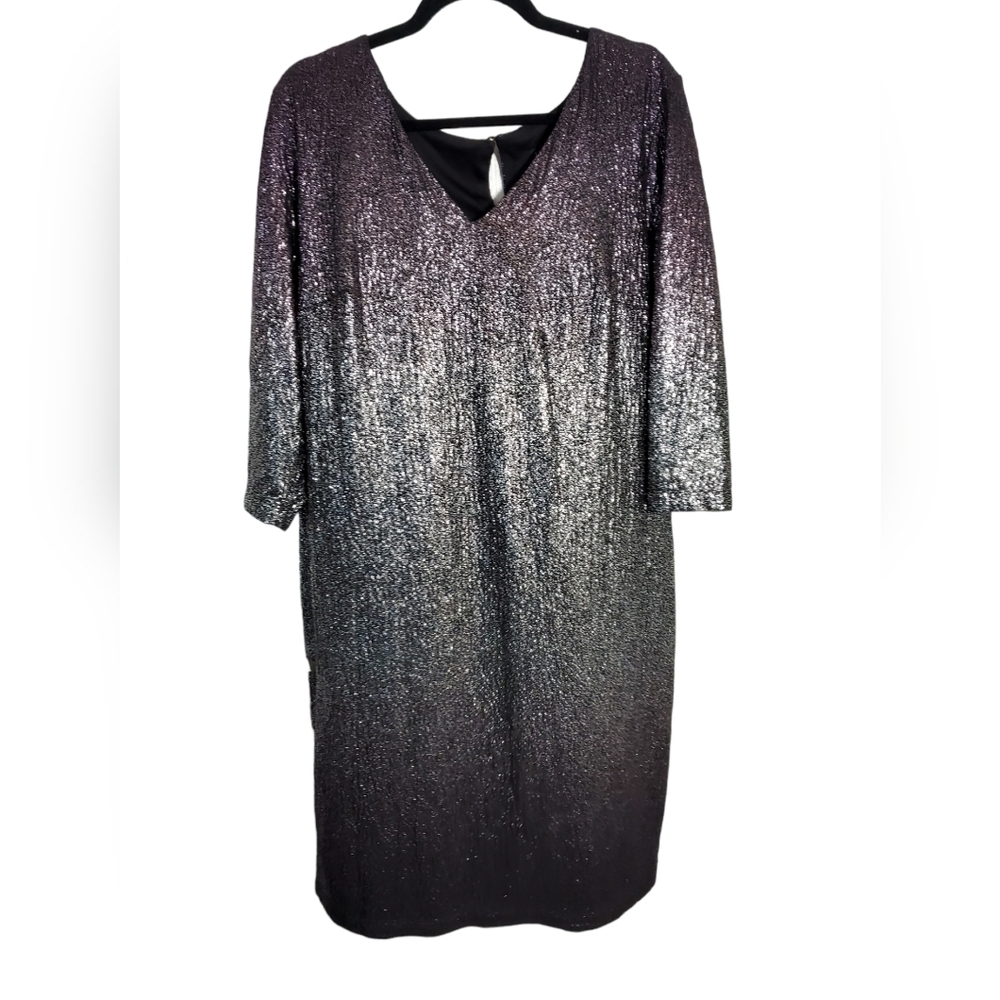 Lane bryant ombre sparkly sheath dress